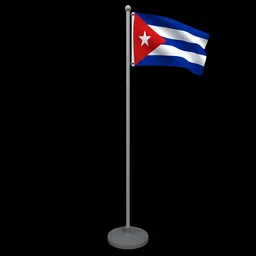 Animated Flag of Cuba