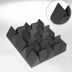 Pyramidal Acoustic Foam Panel