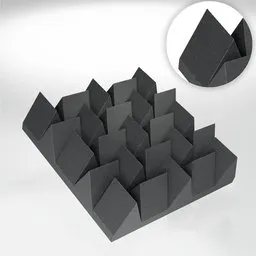 Pyramidal Acoustic Foam Panel