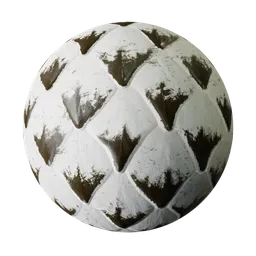 Stylized Painted Dragon Scales