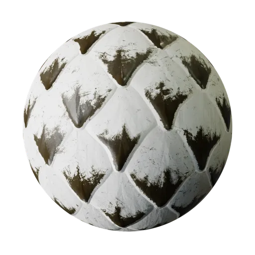 Stylized Painted Dragon Scales