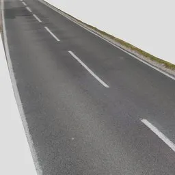 Urban asphalt street