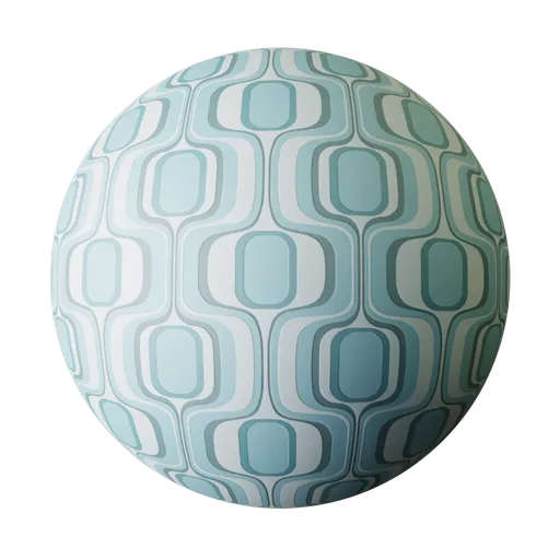 70s Decorative Wallpaper PowderBlue