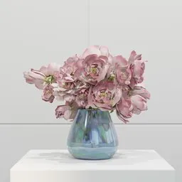 Pink Peony Vase