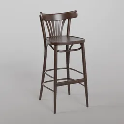 56 Barstool B112 - Dark Chocolate