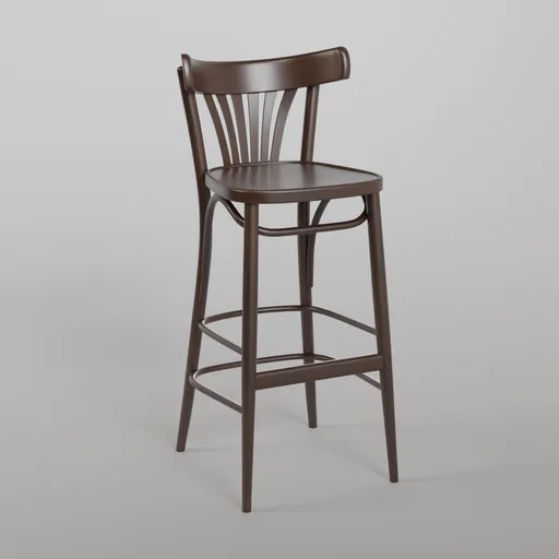56 Barstool B112 - Dark Chocolate