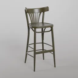 56 Barstool B580 - Forest Green