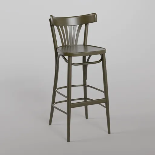 56 Barstool B580 - Forest Green