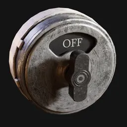 Utilitarian Rotary Light Switch B