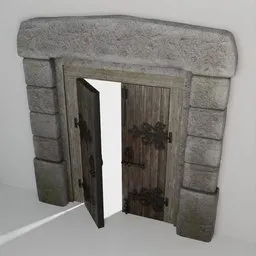 Medieval Double Door