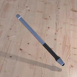 "Curve-end drawing pen as part of a drawing tablet set for Blender 3D. Inspired by various tablets and previously used in a Vtuber series. Created with solidworks and available on BlenderKit in the industrial-exterior category."