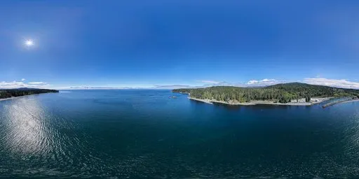 Ocean Coast Sunny Day
