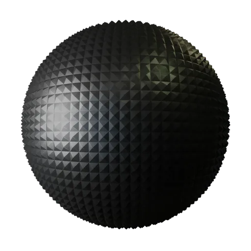 Black Pyramid Grip Rubber