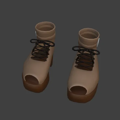 Peep Toe Lace Up Ankle Boots