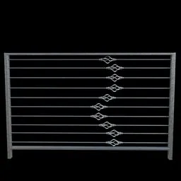 Metal fence