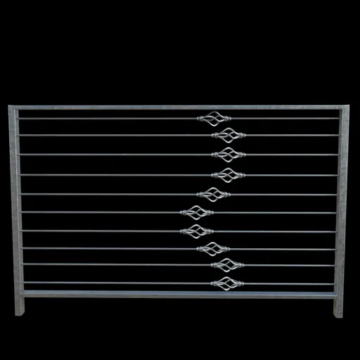 Metal fence