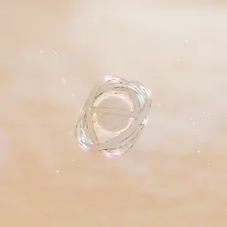 Pearlescent Gyroscope Orb Minimalist