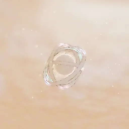 Pearlescent Gyroscope Orb Minimalist