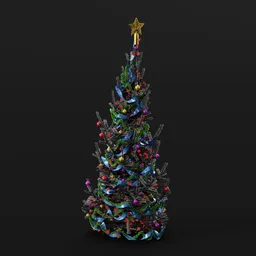 Christmas Tree White Small