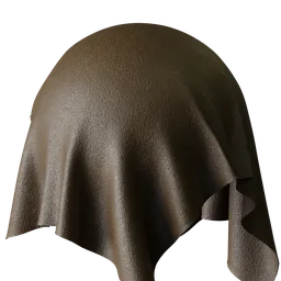 Tan Pebble Grained Leather