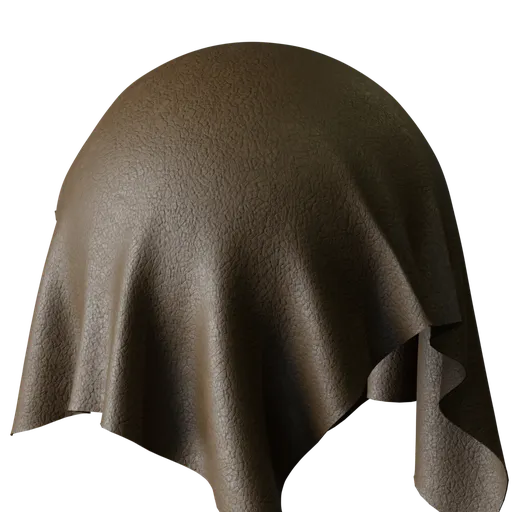 Tan Pebble Grained Leather