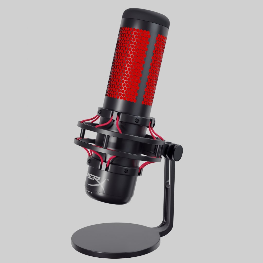 Microphone for computer HyperX QuadCast S 3D Model in Computer