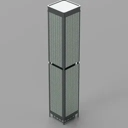 Modern Glass Commercial Office Building