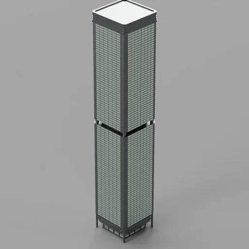Modern Glass Commercial Office Building