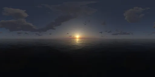 Evening cloud sea