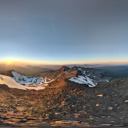 Mountain Bluesky Rock Ground Sunset 3