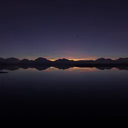 Night Twilight Sky Landscape