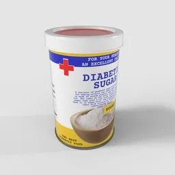 Diabetic Sugar Substitute Jar
