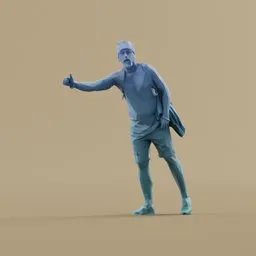 Lowpoly Hitchhiker