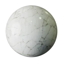 Chalk White marble
