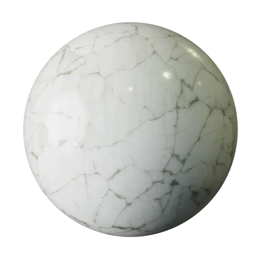 Chalk White marble