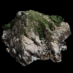 Scan Mountain Tree Rock