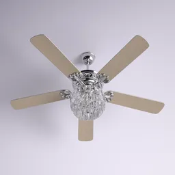 Crystal Ceiling Fan