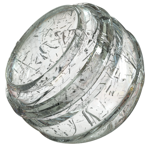 Scratched Glass (Crystal) 02 FREE glass materials BlenderKit