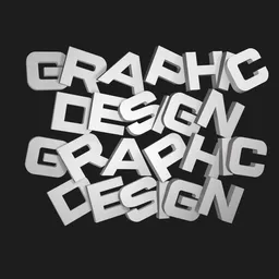 3D animated text scatter effect for customizable typography in Blender, with dynamic ease-in/out interpolation.