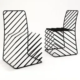 Thin Black Lines Chair