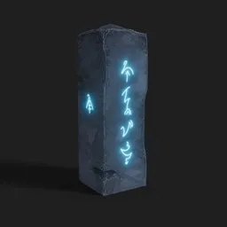 Magic sign stone