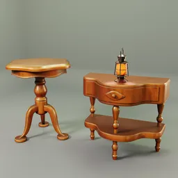 End table and Fancy table