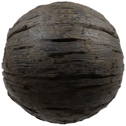 High-resolution PBR painted wood texture for Blender 3D medieval house modeling.