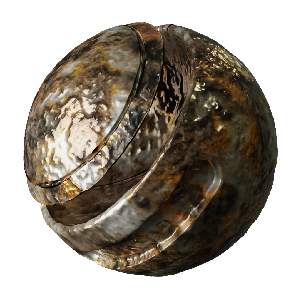 Rust 17 pale | FREE rust materials | BlenderKit