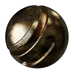 Weatherd Polished Brass