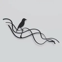 Perch Bird Wall Art