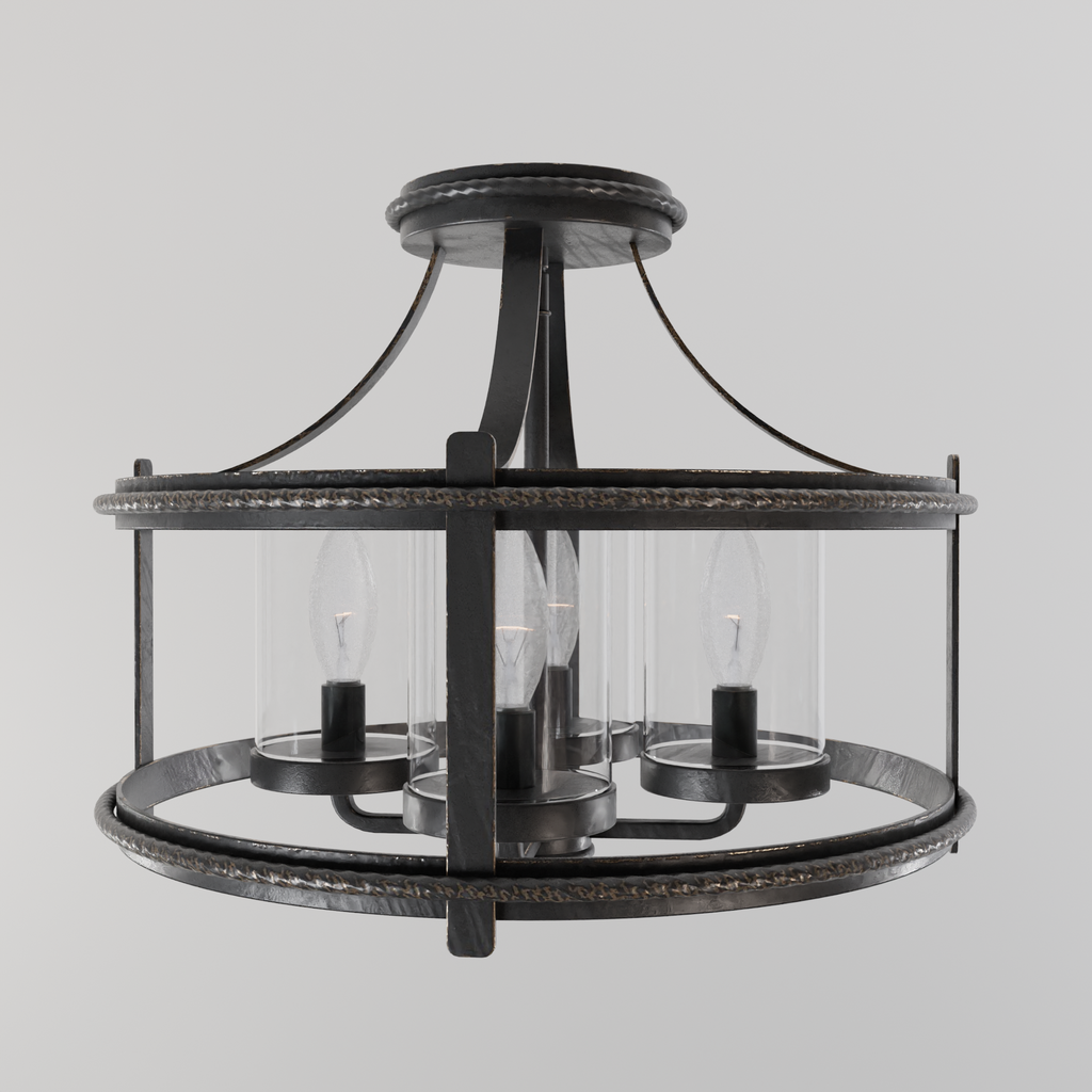 Glass Lamp Free 3d Ceiling Light Models Blenderkit