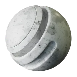 White painted dirty metal