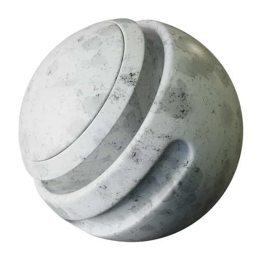 White painted dirty metal