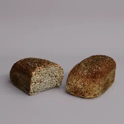 Piece of wholemeal bread